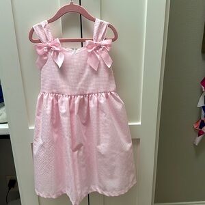 Bonnie Jean pink gingham dress, excellent condition, worn once for pictures. 6